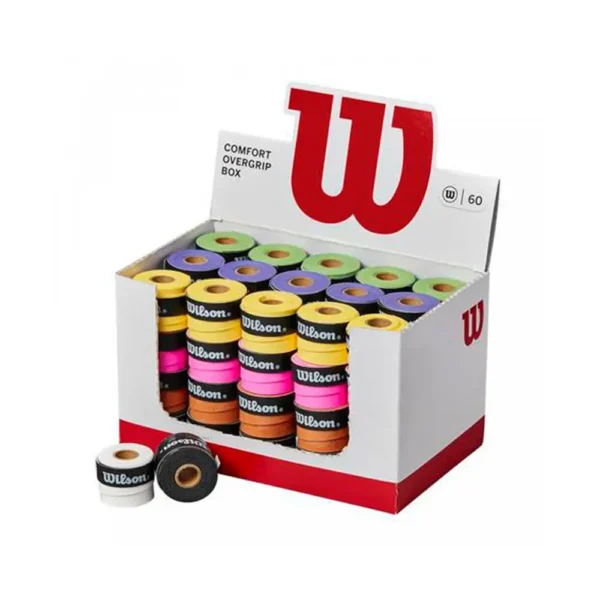 CAJA 60 OVERGRIPS WILSON COLORES