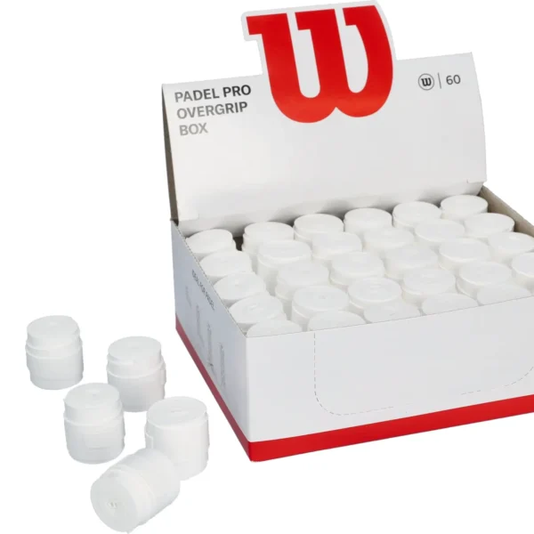 CAJA OVERGRIP WILSON PRO OVERGRIP PADEL BLANCO