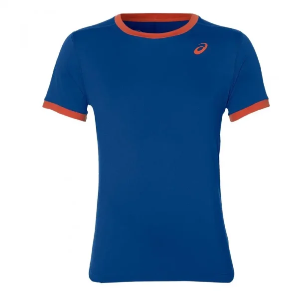 CAMISETA ASICS CLUB SS TOP AZUL