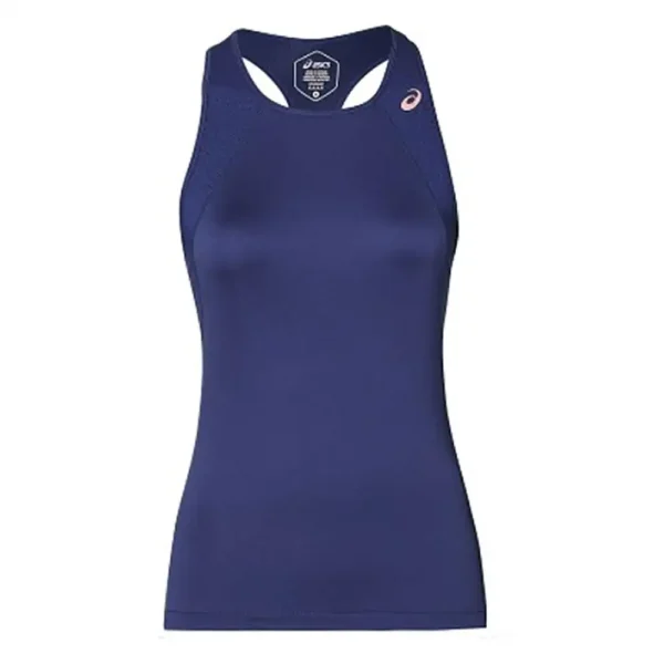 Camiseta ASICS Club Tank Top Azul Marino Mujer