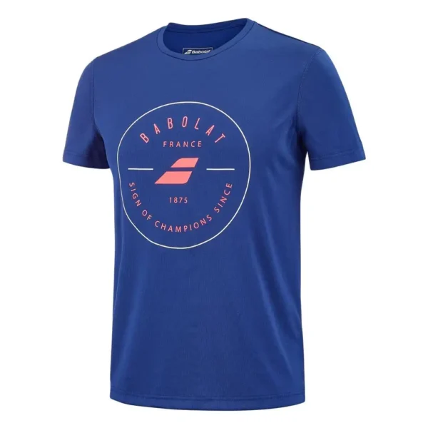 CAMISETA BABOLAT EXERCISE GRAPHIC AZUL MARINO