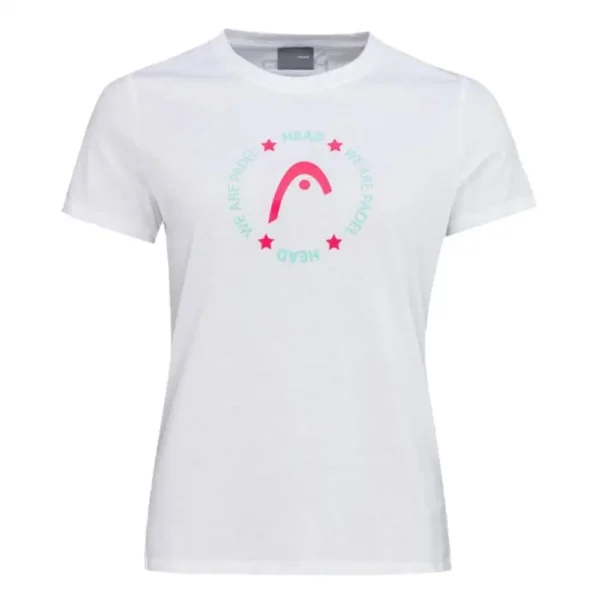 CAMISETA HEAD BUTTON BLANCO MUJER