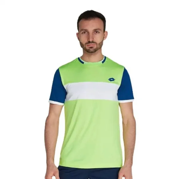 CAMISETA LOTTO TOP TEN II BCK PL AMARILLO NEON