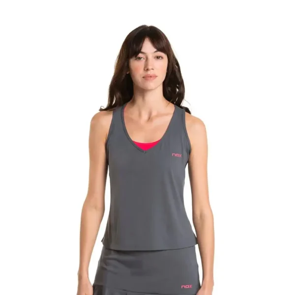 CAMISETA NOX TIRANTES PRO GRIS MUJER