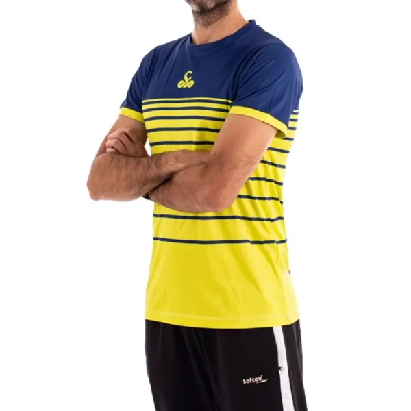 CAMISETA VIBORA MORTAL AMARILLO AZUL