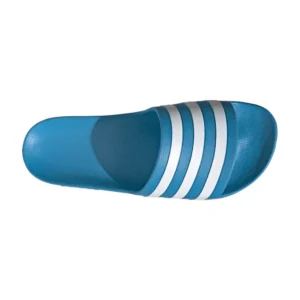 CHANCLAS ADIDAS ADILETTE AQUA AZUL BLANCO UNISEX - Imagen 3