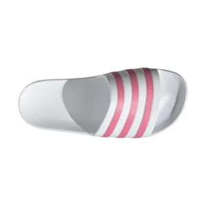 CHANCLAS ADIDAS ADILETTE AQUA BLANCO ROSA MUJER GZ5237 - Imagen 3