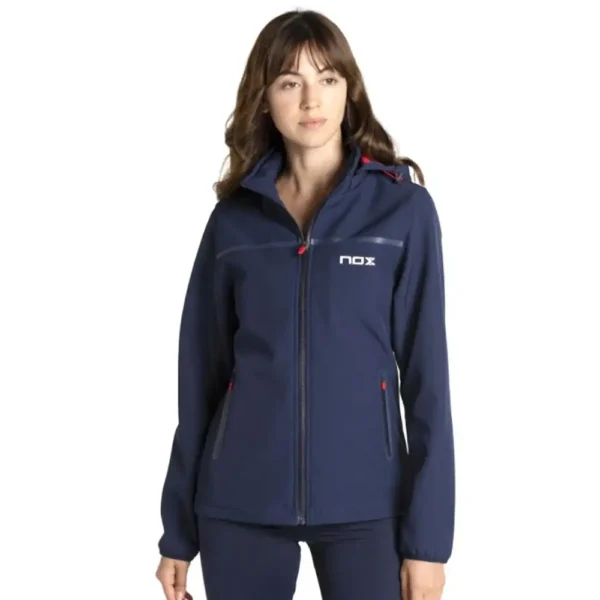 CHAQUETA NOX SOFTSHELL PRO AZUL MARINO MUJER