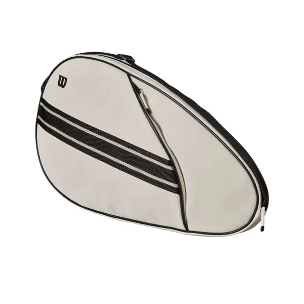 FUNDA WILSON PADEL PREMIUM COVER BEIGE NEGRO