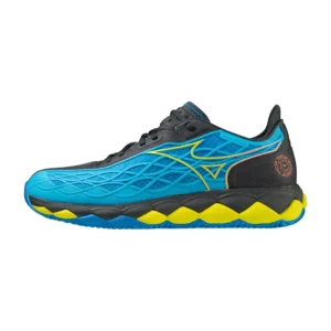 MIZUNO WAVE ENFORCE TOUR CC AZUL AMARILLO 61GC230425 - Imagen 2