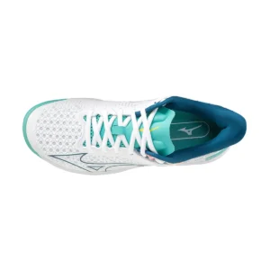 MIZUNO WAVE EXCEED TOUR 5 ALL COURT BLANCO TURQUESA MUJER 61GA2271 23 - Imagen 4