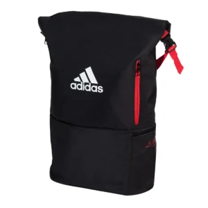 MOCHILA ADIDAS MULTIGAME NEGRO ROJO - Imagen 2