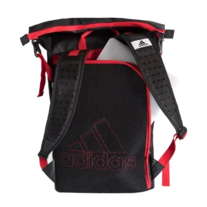 MOCHILA ADIDAS MULTIGAME NEGRO ROJO - Imagen 4