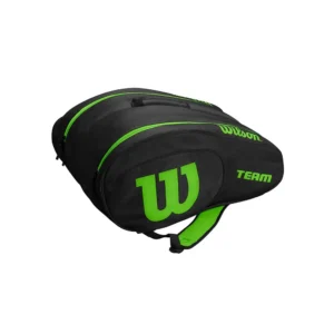 PALETERO WILSON PADEL BAG NEGRO VERDE - Imagen 2