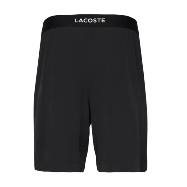 PANTALON CORTO LACOSTE NEGRO