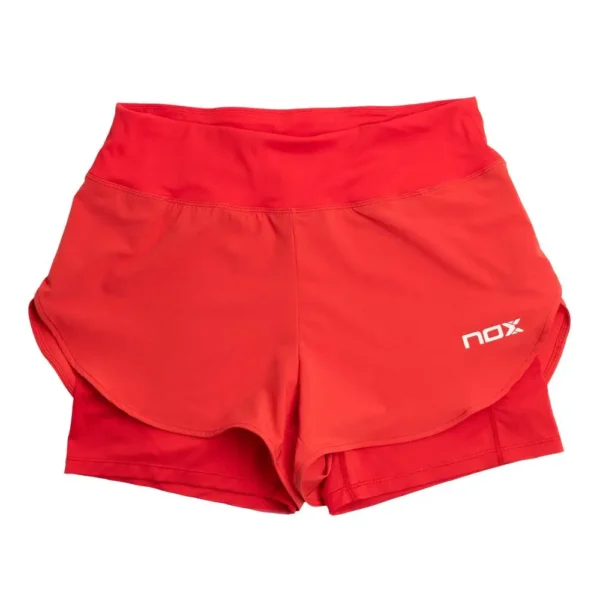 PANTALON CORTO NOX FIT PRO ROJO MUJER