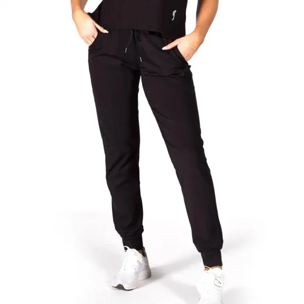 PANTALON RS PADEL SWEAT NEGRO MUJER