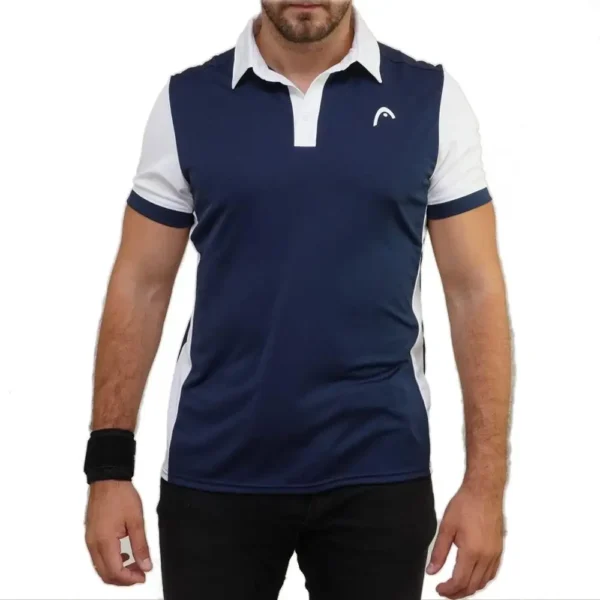 POLO HEAD DAVIES AZUL BLANCO