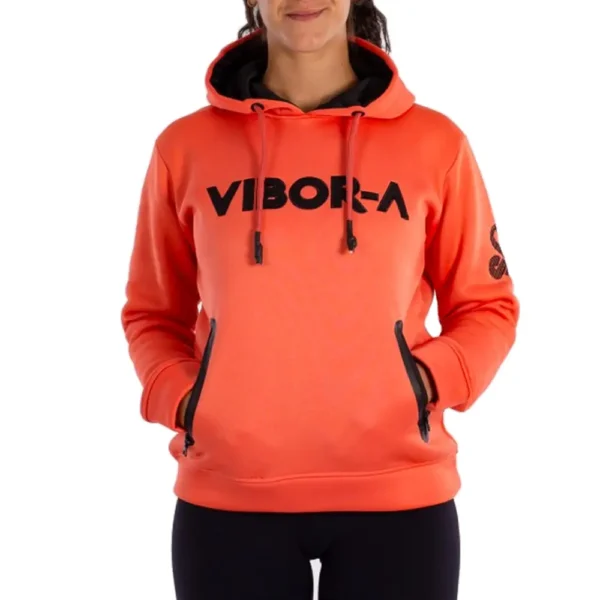 SUDADERA VIBORA YARARA MUJER ROJO