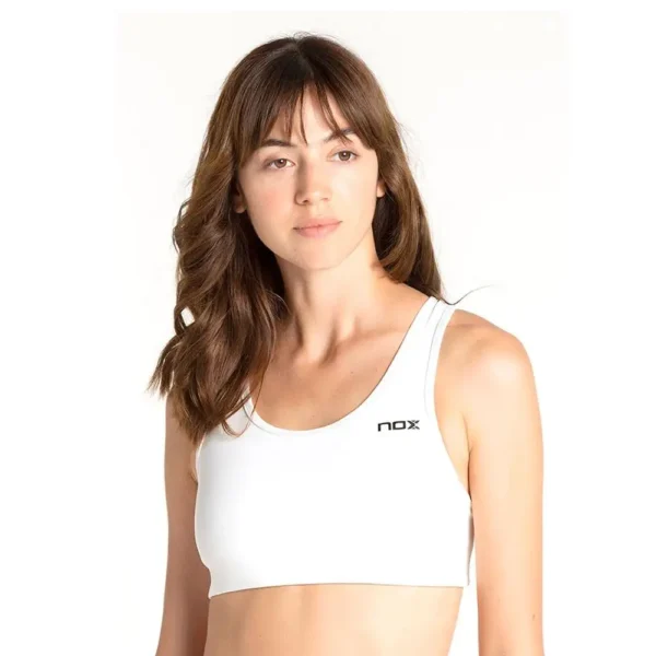 SUJETADOR DEPORTIVO NOX PRO BLANCO MUJER