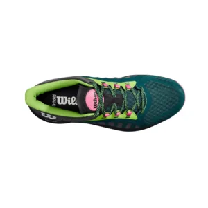 WILSON HURAKN PRO NEGRO VERDE MUJER WRS330490 - Imagen 3