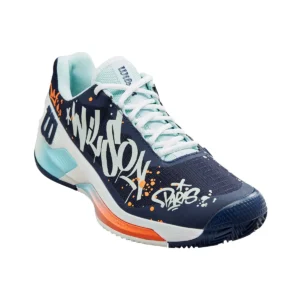 WILSON RUSH PRO 4 PARIS HOPE AZUL BLANCO WRS329800 - Imagen 2