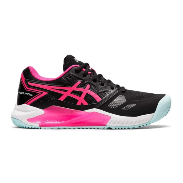 ZAPATILLAS ASICS GEL-CHALLENGER 13 PADEL NEGRO ROSA MUJER 1042A205 001