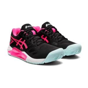 ZAPATILLAS ASICS GEL-CHALLENGER 13 PADEL NEGRO ROSA MUJER 1042A205 001 - Imagen 2