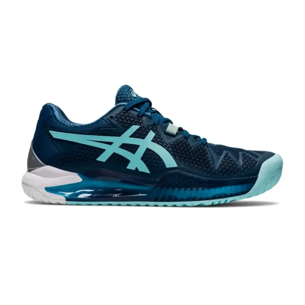 ZAPATILLAS ASICS GEL RESOLUTION 8 AZUL TURQUESA MUJER 1042A072406