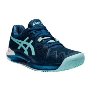 ZAPATILLAS ASICS GEL RESOLUTION 8 AZUL TURQUESA MUJER 1042A072406 - Imagen 2