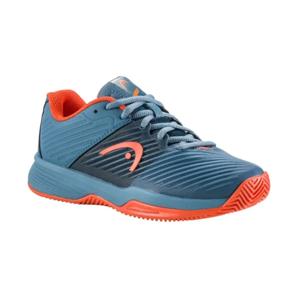 ZAPATILLAS HEAD REVOLT PRO 4 CLAY AZUL NARANJA JUNIOR 275032BSOR