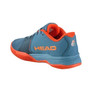 ZAPATILLAS HEAD REVOLT PRO 4 CLAY AZUL NARANJA JUNIOR 275032BSOR - Imagen 2