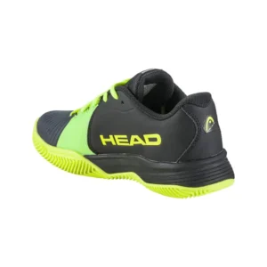 ZAPATILLAS HEAD REVOLT PRO 4 CLAY NEGRO AMARILLO JUNIOR 275012BKYE - Imagen 2