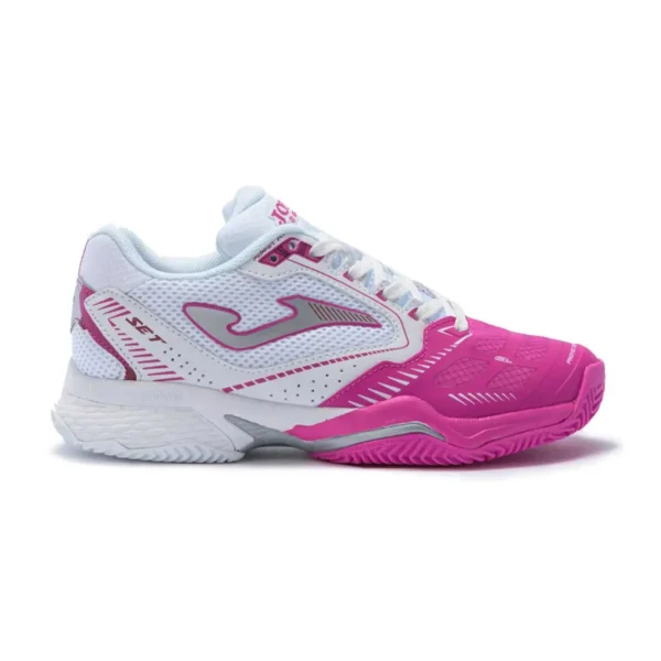 ZAPATILLAS JOMA SET 21 CLAY BLANCO FUCSIA MUJER TSELW2110P