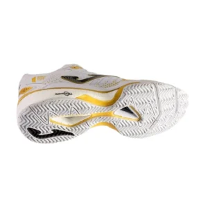 ZAPATILLAS JOMA SLAM 22 WORLD PADEL TOUR CLAY BLANCO ORO MUJER TWPTLS2232P - Imagen 3