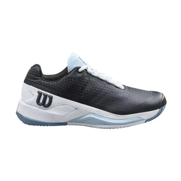 ZAPATILLAS WILSON RUSH PRO 4.0 CLAY NEGRO BLANCO MUJER WRS329470