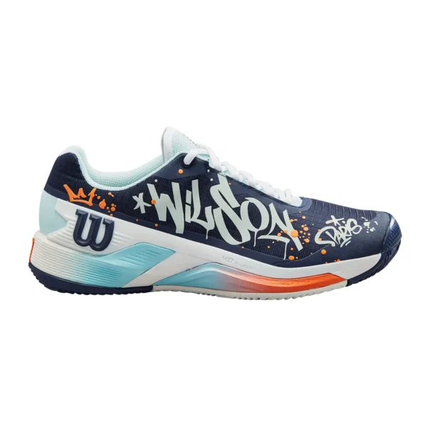 ZAPATILLAS WILSON RUSH PRO 4 PARIS HOPE AZUL MUJER WRS329810