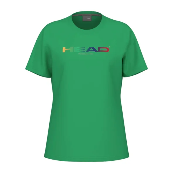 CAMISETA HEAD RAINBOW T-SHIRT MUJER VERDE
