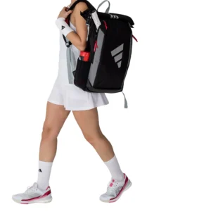 MOCHILA ADIDAS MULTIGAME NEGRO/ROJO 3.4 AB1MA0U22 - Imagen 6