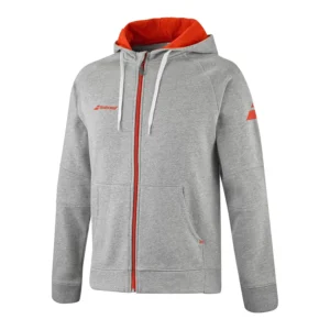 CHAQUETA CON CAPUCHA BABOLAT EXERCISE NARANJA - Imagen 2