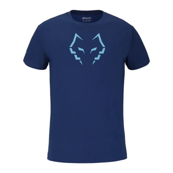CAMISETA ALGODÓN BABOLAT JUAN LEBRON 2025 AZUL MARINO