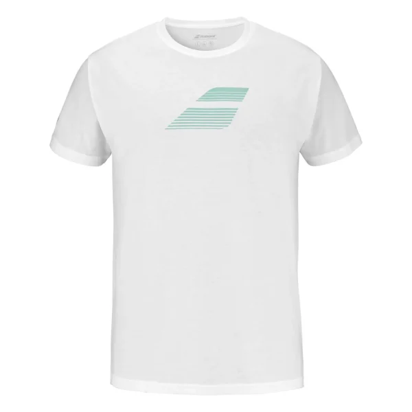 CAMISETA BABOLAT EXERCISE BIG FLAG BLANCO