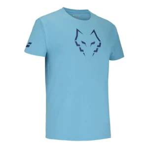 CAMISETA ALGODÓN BABOLAT JUAN LEBRON 2025 AZUL AGUA - Imagen 2
