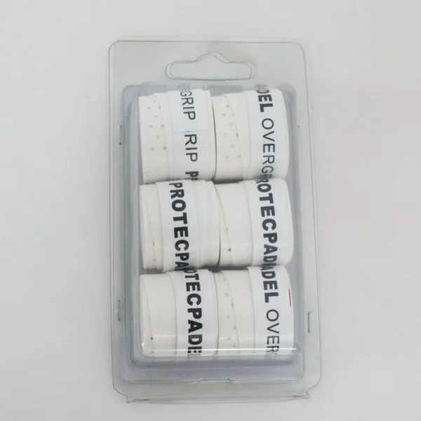 PACK 6 OVERGRIPS PERFORADOS PROTECPADEL