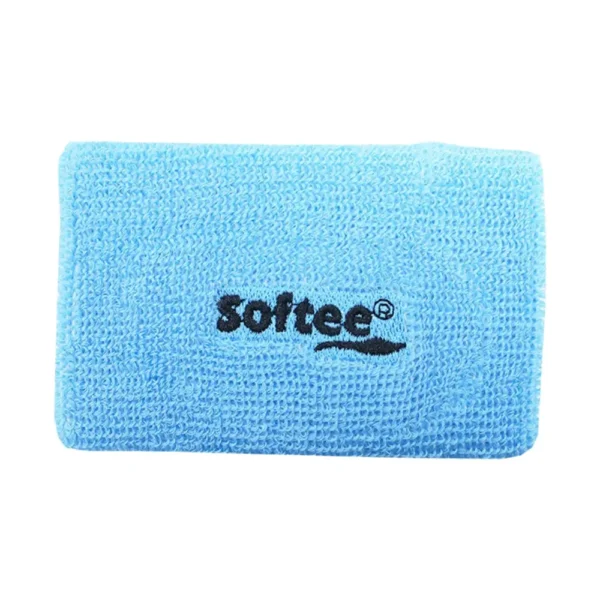 MUÑEQUERA ANCHA SOFTEE AZUL