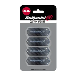BLISTER (4 UDS) PROTECTOR BULLPADEL CUSTOM WEIGHT NEGRO