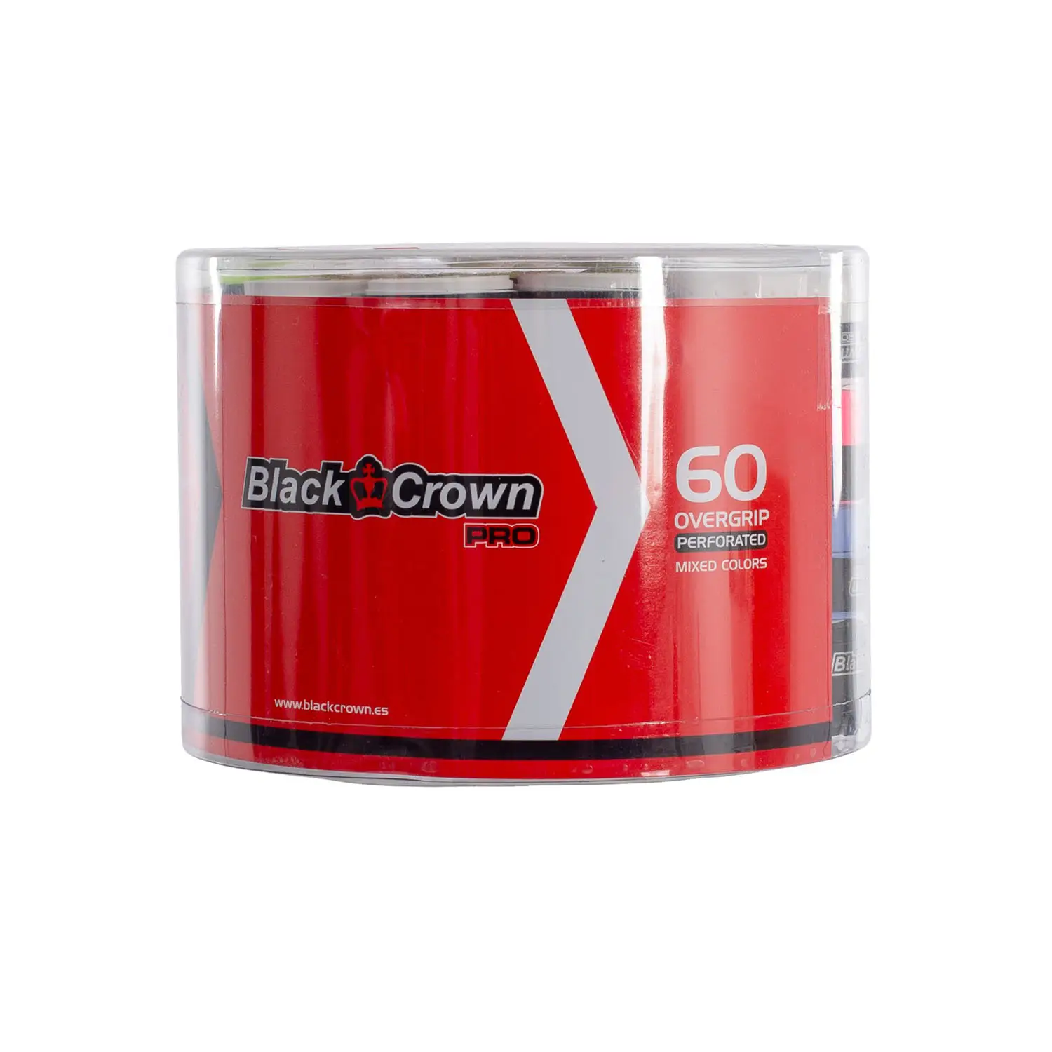 CUBO 60 OVERGRIPS PERFORADOS BLACK CROWN MULTICOLOR