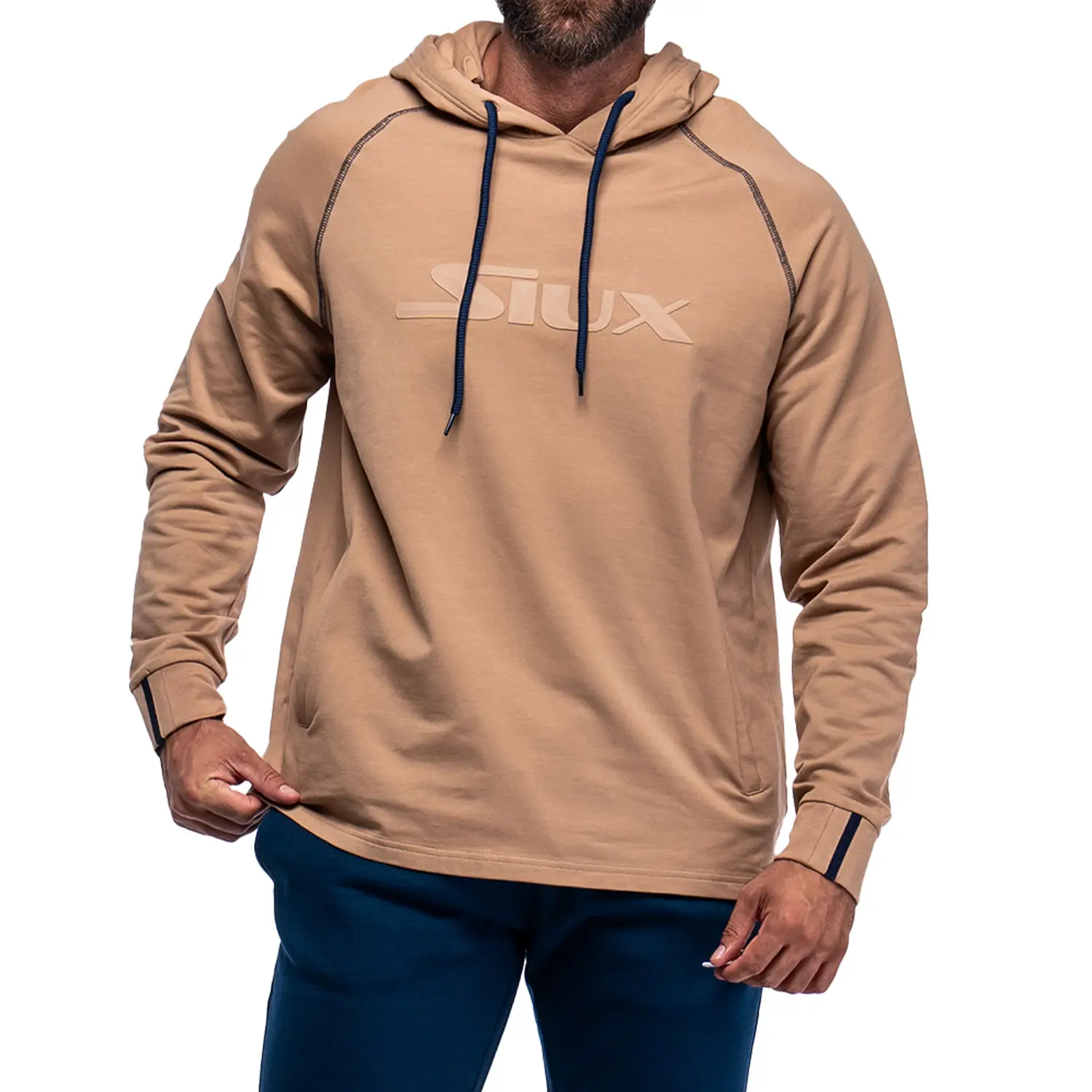 SUDADERA SIUX 3D UNISEX MARRÓN