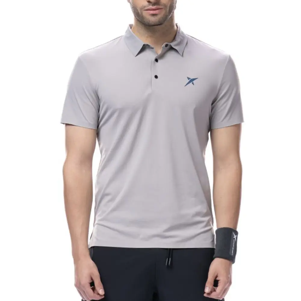 POLO DROP SHOT TAIGA GRIS