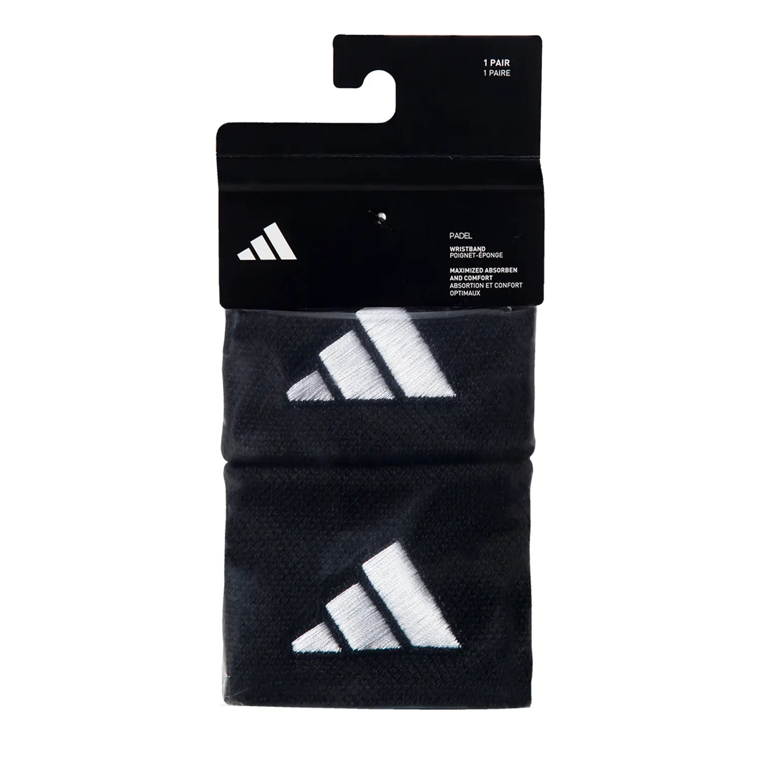 PAR MUÑEQUERAS ADIDAS S NEGRO